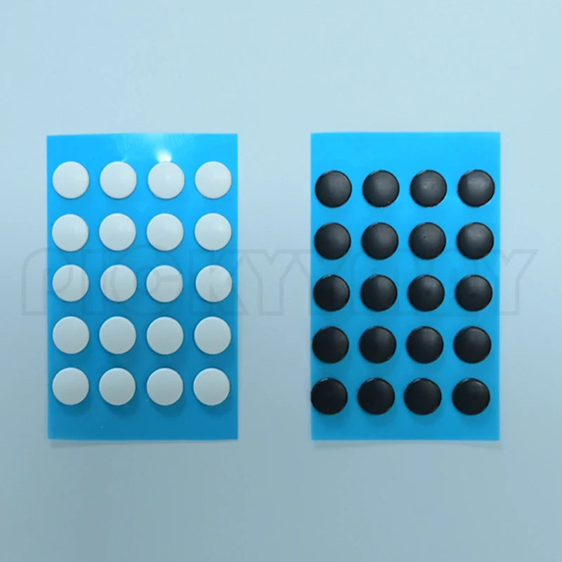 PK GAME ICE Version Universal Mouse Skates Mouse Feet DIY Universal Dot Black And White 40pcs