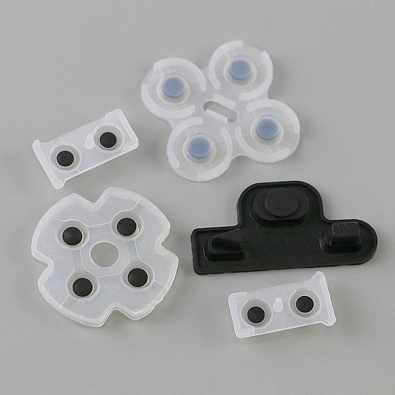 5pcs/set For Ps3 Controller Conductive Rubber Soft Rubber Silicon Conductive Button Pad Replacement