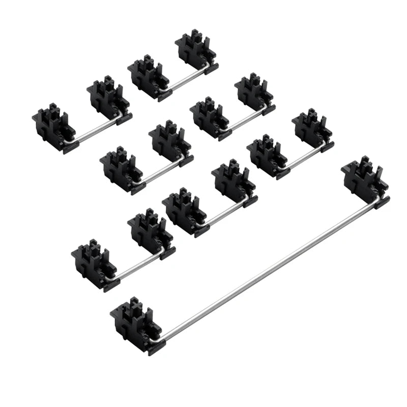 Customization Steel plate satellite shaft For Mechanical Keyboard Cherry MX Axis Switch Black mounted 6.25u 2u Stabilizers OEM