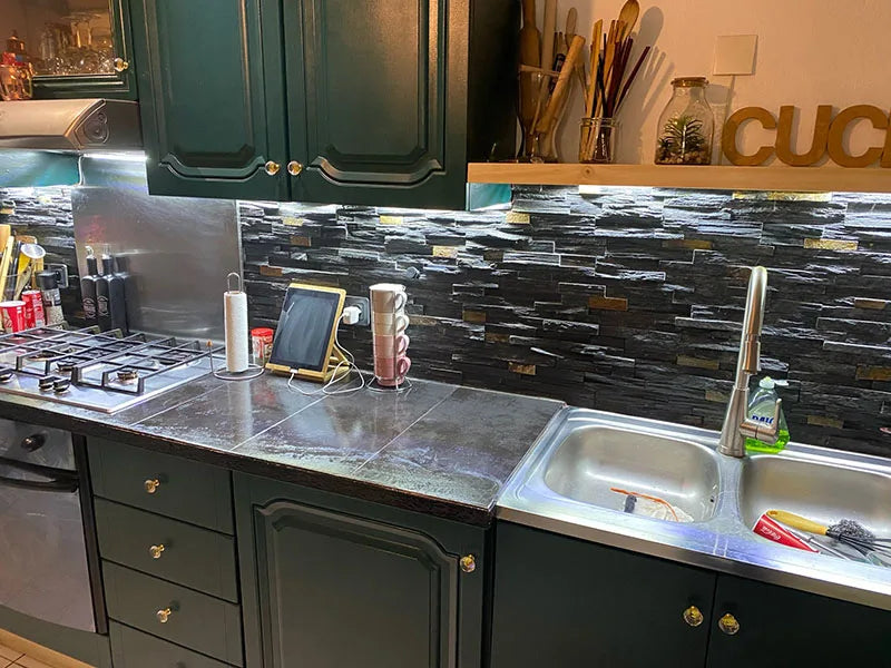 2835 Super Bright DC 12V 72 LED 50cm perfil aluminio Profile Holder for LED Strip Light Bar Cabinet Lamp Kitchen Closet