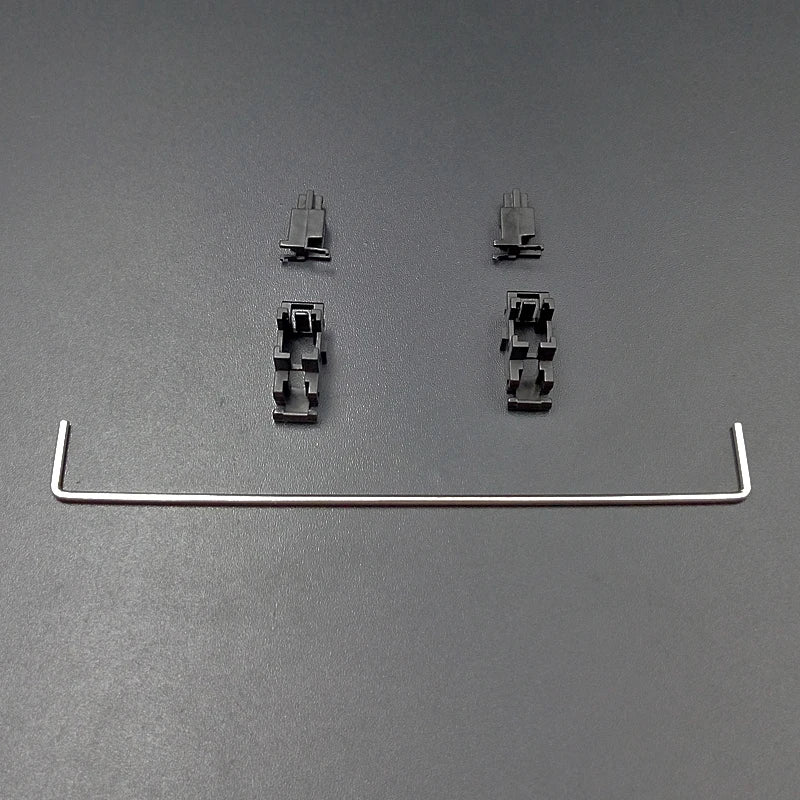Customization Steel plate satellite shaft For Mechanical Keyboard Cherry MX Axis Switch Black mounted 6.25u 2u Stabilizers OEM