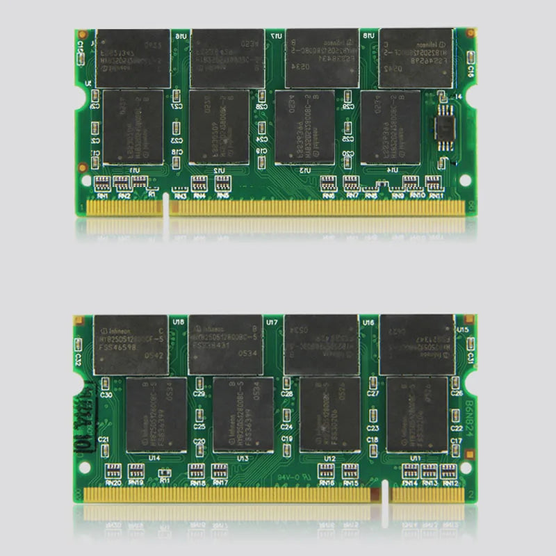 Laptop Memory Ram SO-DIMM DDR1 PC 3200 2700 2100 / DDR 400 333 266 MHz 1GB 200PINS For Notebook Computer Sodimm Memoria Rams