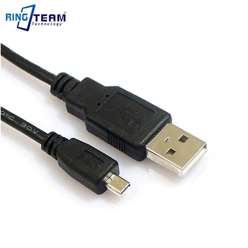 DMW-USBC1 USB Data Cable for Panasonic Lumix Cameras DMC-3D1 F5 FH10 FH25 FH5 FH6 FH8 FT5 FT6 FT30 FX90 FZ1000 FZ200 FZ60 FZ70
