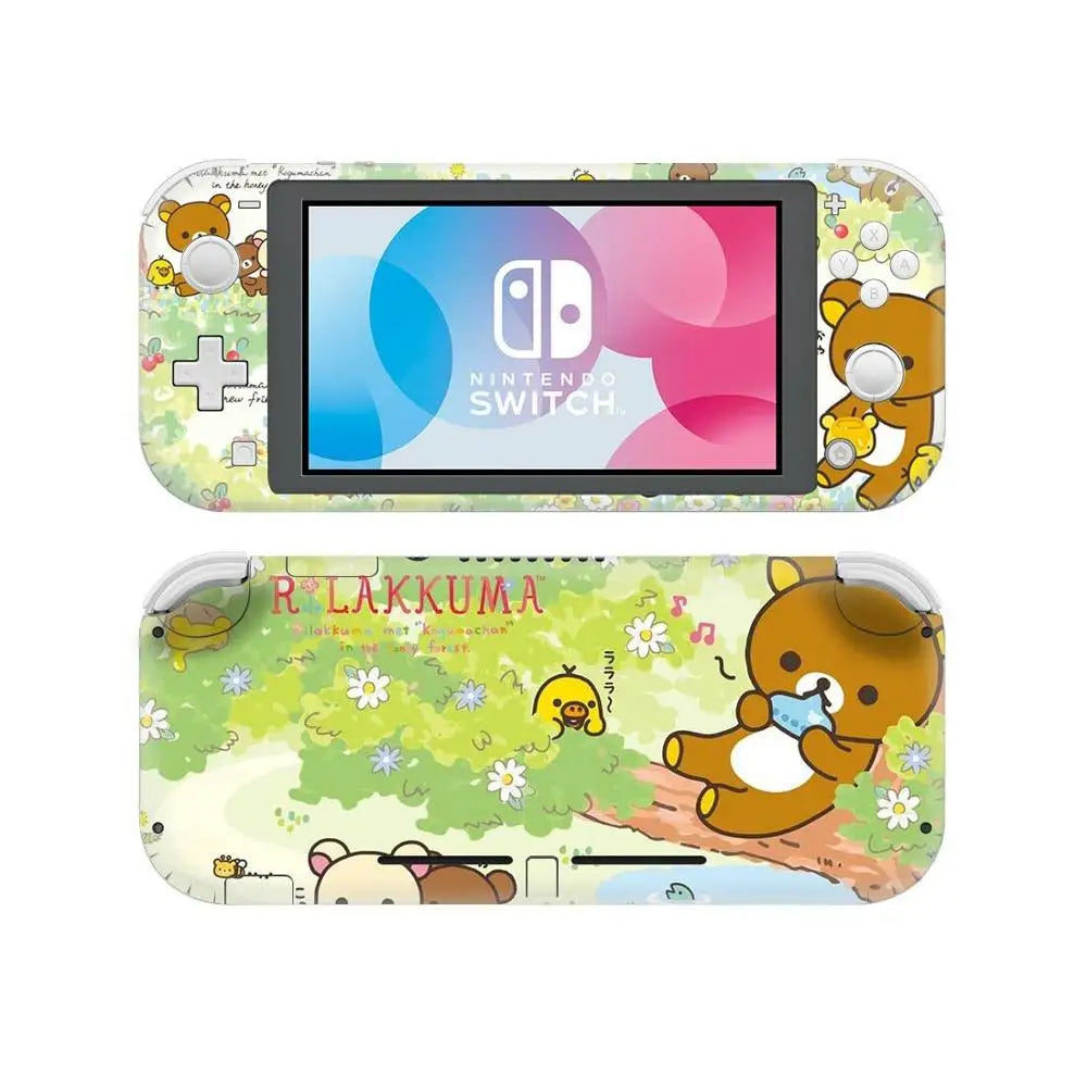 Rilakkuma NintendoSwitch Skin Sticker Decal For Nintendo Switch Lite Protector Nintend Switch Lite Skin Sticker Vinyl