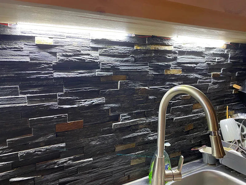 2835 Super Bright DC 12V 72 LED 50cm perfil aluminio Profile Holder for LED Strip Light Bar Cabinet Lamp Kitchen Closet