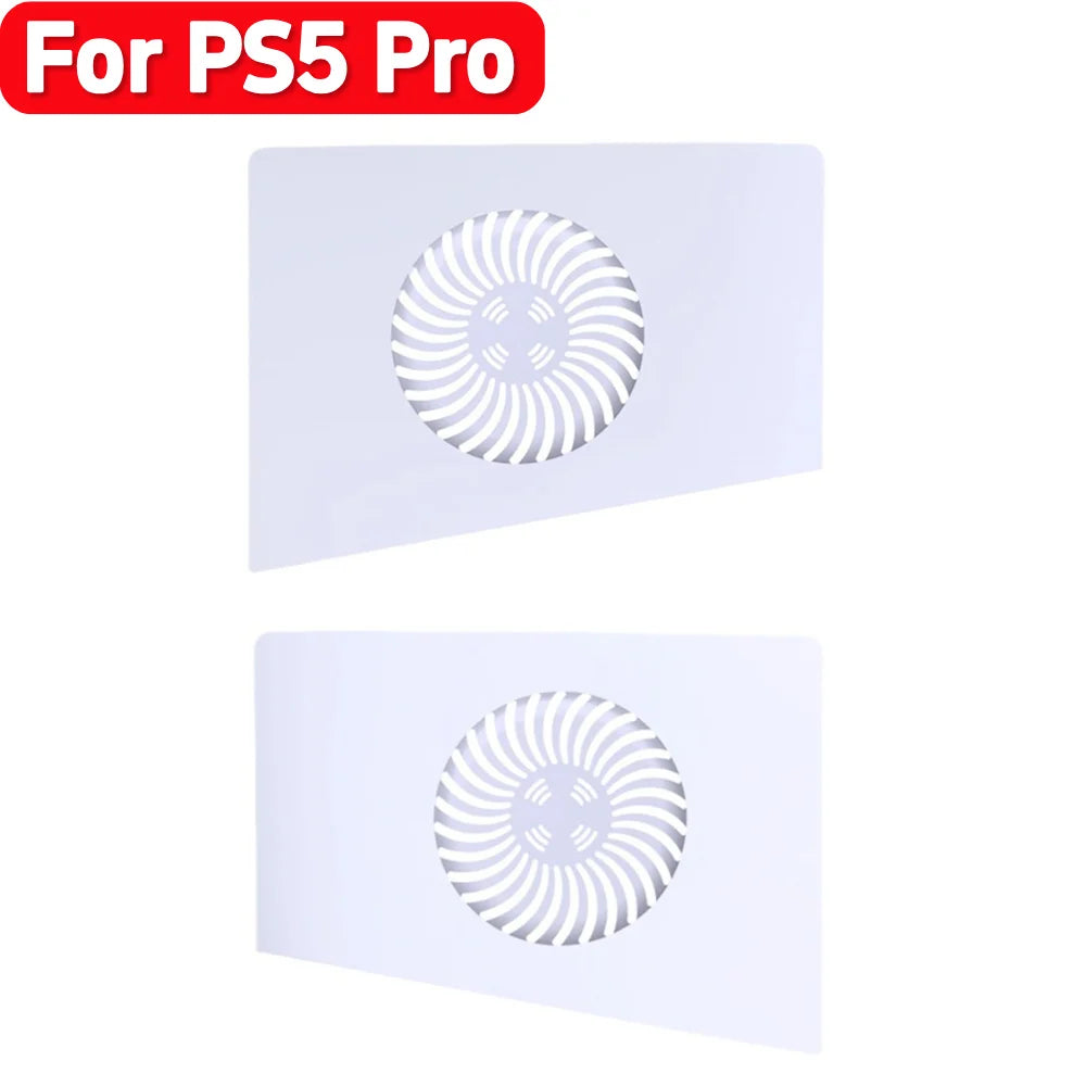For PS5 Pro/PS5 Slim Console Faceplate with Cooling Vent For Playstation 5 Slim/Pro Replacement Face Plate Protective Shell
