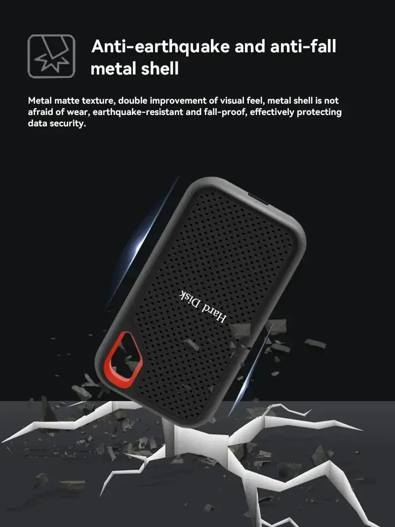 For Xiaomi E61 Portable SSD 1TB Hard Disk 2TB External Hard Drive Usb3.1 High-speed Solid State Drive for SanDisk Laptop/PC