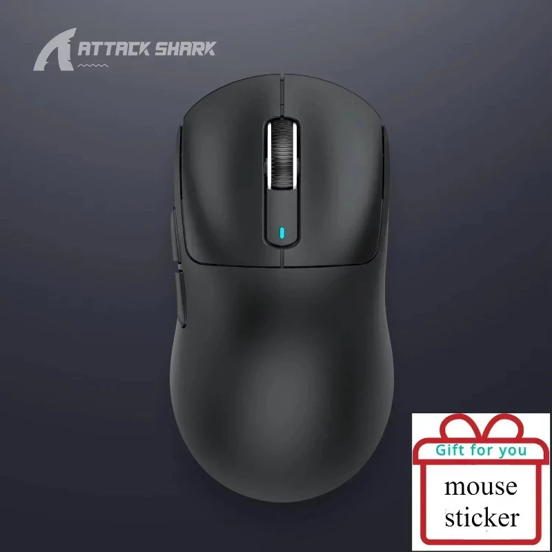 Attack Shark X3Pro/X3/R1 Wired 8KHz Bluetooth Mouse PixArt PAW3395 Tri Mode Wireless 4KHz Lightweight Macro Game custom Mouse