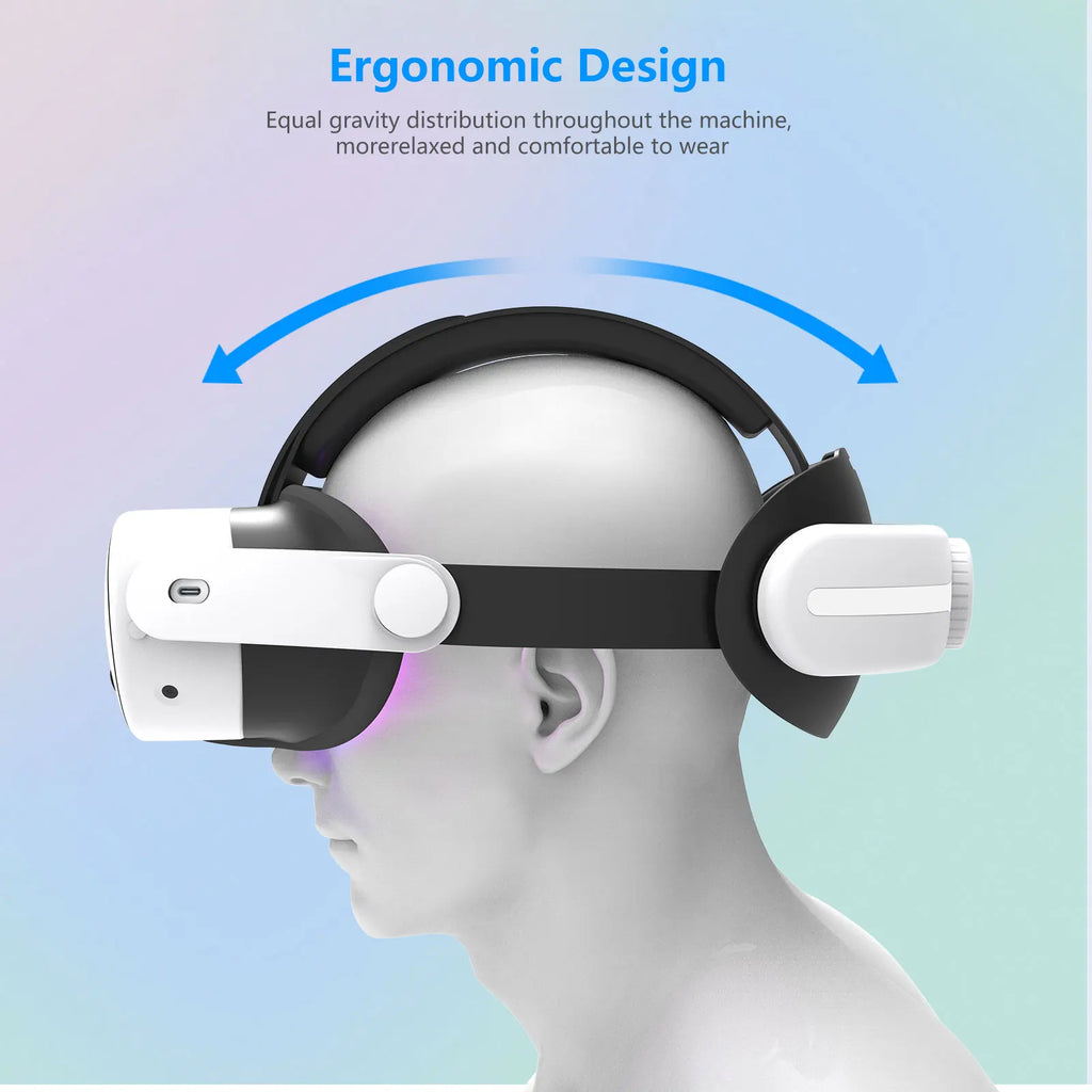 For Oculus Meta Quest 3/3s Head Strap Accessories Enhanced Comfort Support Reduce Strain for Extended Gaming Sessions