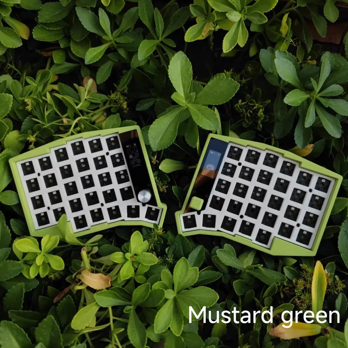 Sofle Split Keyboard Bluetooth Dual Mode Zmk Scheme RGB Hot Swap Custom with View Directional Rocker Knob Screen Keyboard