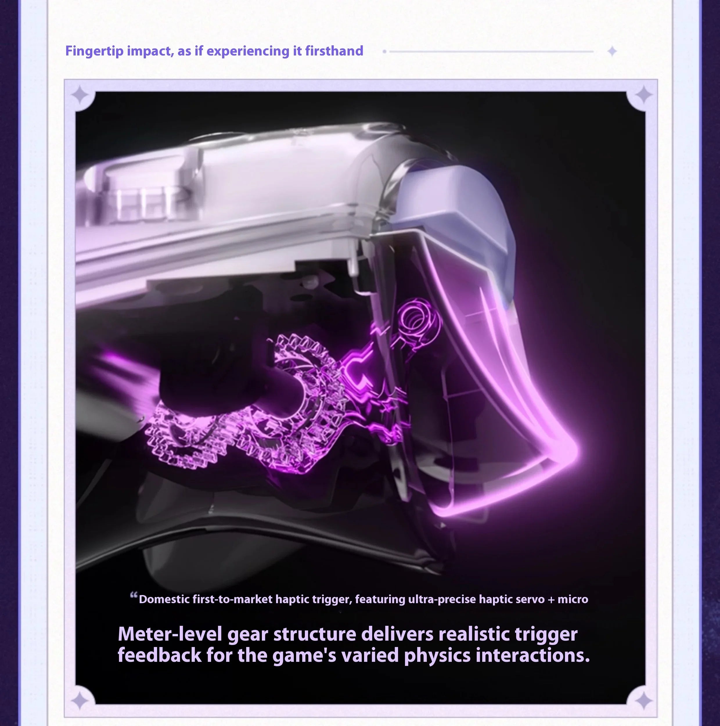 NEW miHoYo INSTOCK Honkai Star Rail Castorice APEX 5 Elite Gamepads Wireless Gamepad Force Feedback Bluetooth Game Controller