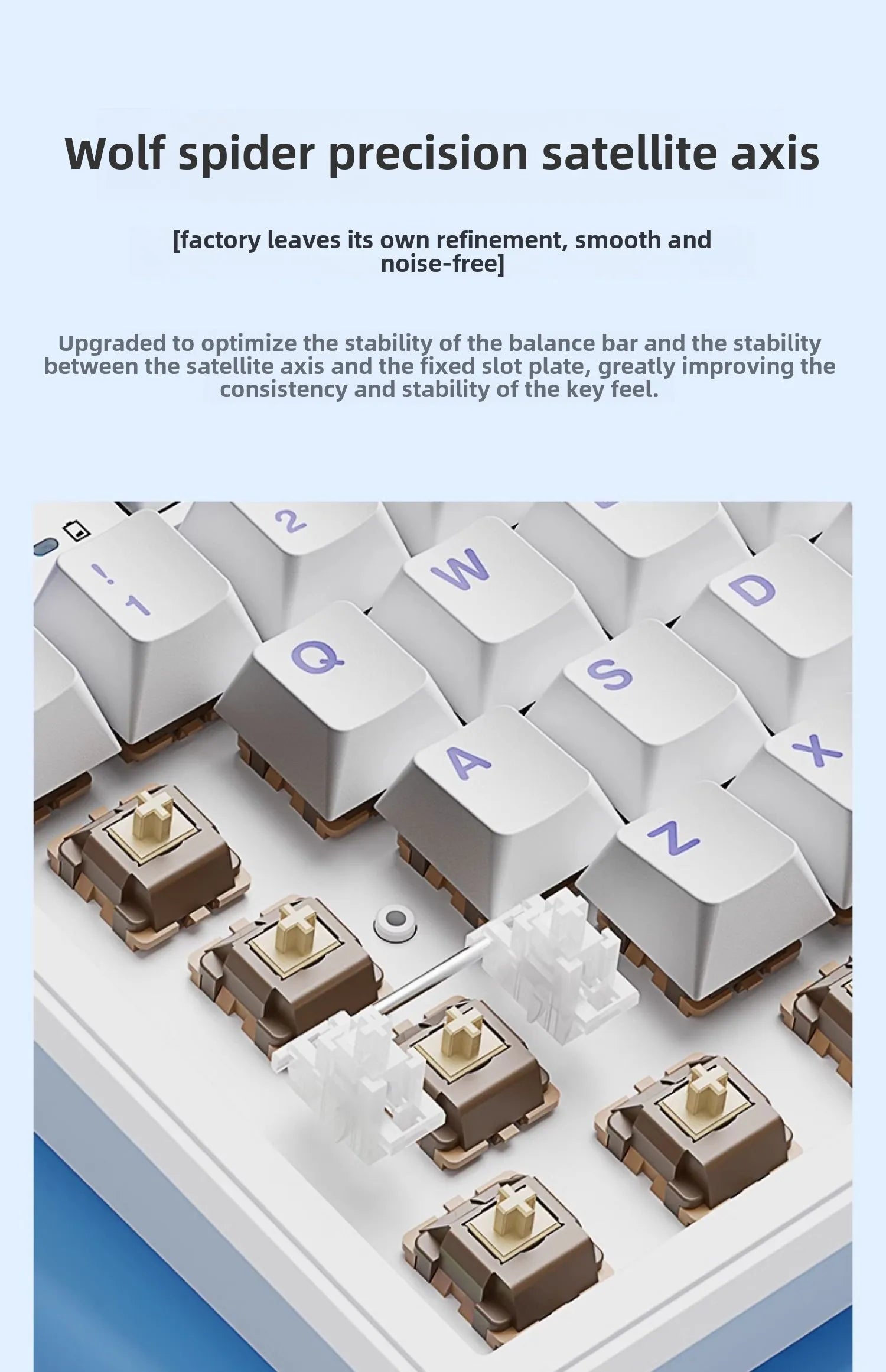 AULA F108/PRO Gaming Keyboard Mechanical RGB Hot Swappable Wireless 2.4G Polling Rate 100% Layout Hifi Switch Custom Accessories