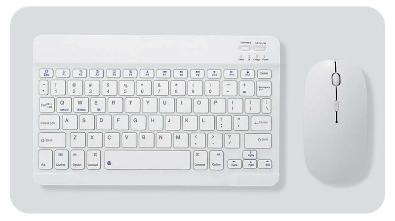with Bluetooth Keyboard Mouse for Teclast T65 Max T70 T60 Plus T50HD 78Key 10inch Rechargeable Wireless Keyboard Mice Set Combo