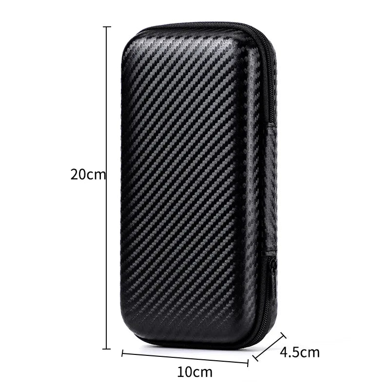 For Trimui Smart Pro Hard Carrying Case Bag+9H Tempered Glass Film Screen Protector for Trimui Smart Pro Handheld Game Console