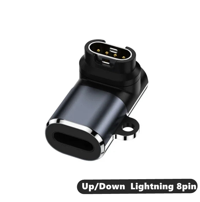 Type C/Micro USB/iOS Charging Portable Adapter For Garmin Fenix 7 7S 7X 6 6S 6X 5 5S 5X Venu 2 2S Smart Watch Charger Converter