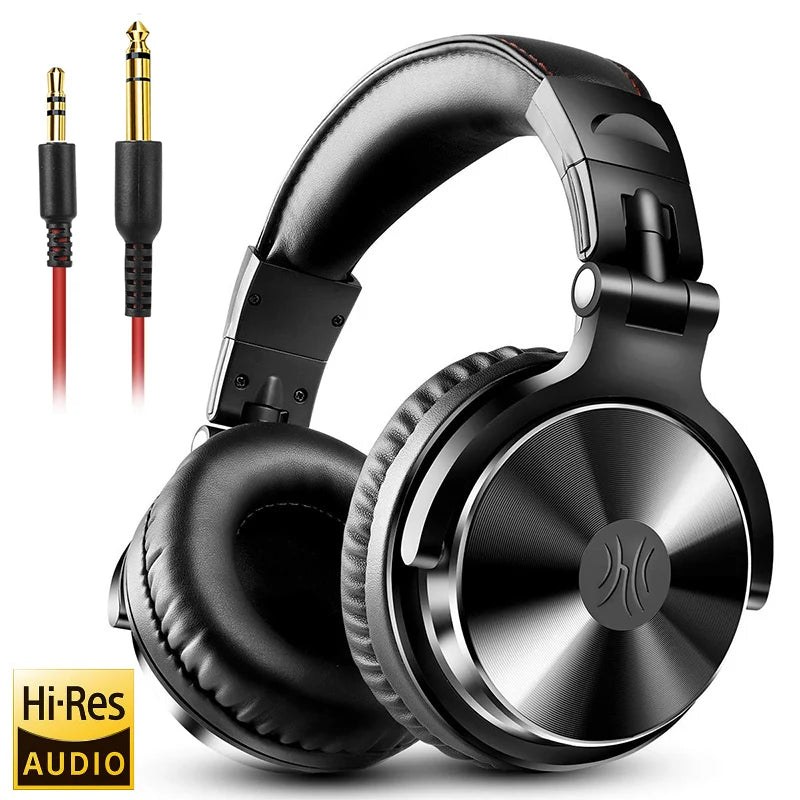 Oneodio Wired Headphones Professional Studio Pro 10/30/50 DJ Headphones With Microphone Over Ear HiFi Hi-Res Monitor Headset