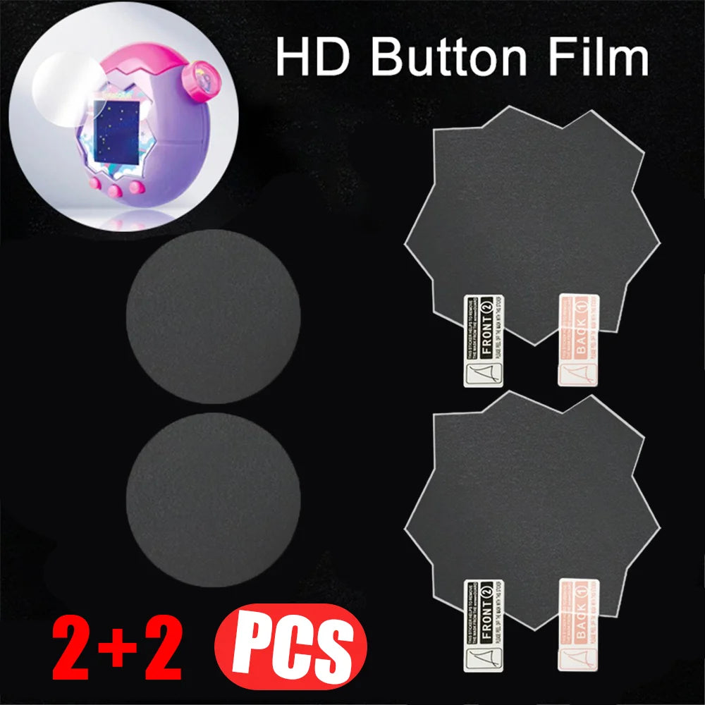 Screen Protector And Button Film For Tamagotchi Paradise Case Clear TPU Soft Film Screen Protector For Tamagotchi Paradise