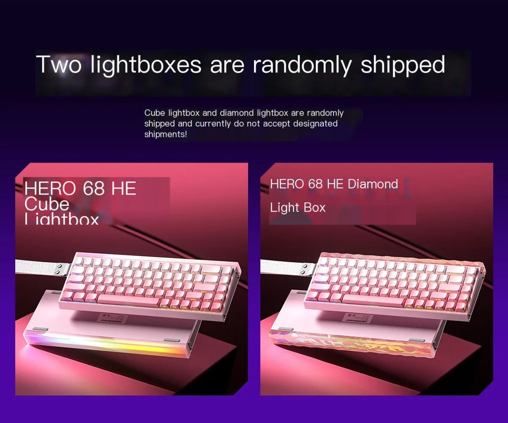 New AULA HERO 68HE/ULTRA INSTOCK Magnetic Switch Gaming Keyboard&Mouse E-sport Custom Mechanical Wired Keyboard Accessories