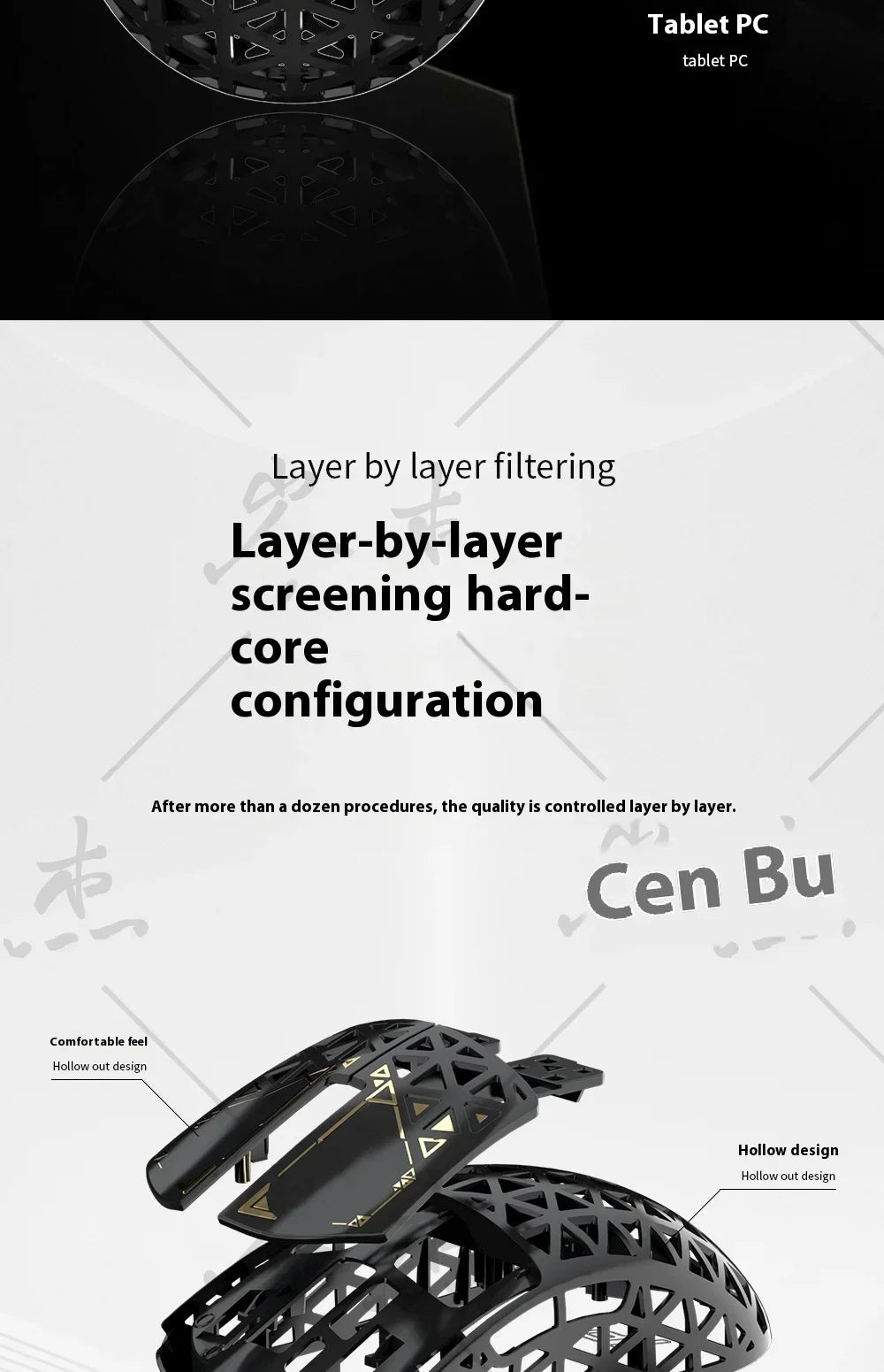 IPI Float Wireless Carbon Fibre Mouse Tri Mode 8K Paw3395 Bluetooth Gaming Mouse 8000Hz Hollow Out Mice Customize For E-sports