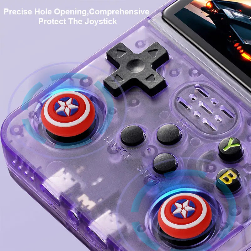 Thumb Stick Grip Cap Cover For R36S R36H RG40XX H R36 PRO K36 Retro Game Console Joystick Silicone Protector Case Accessories