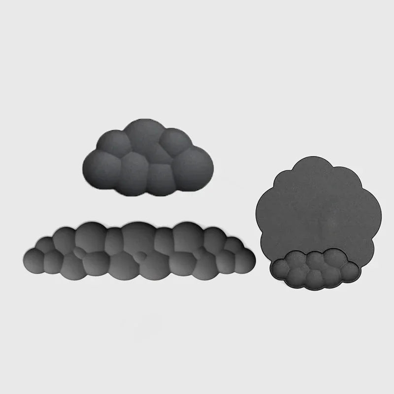 Cloud Wrist Rest Keyboard Memory Foam Mouse Mat Anti-slip Keyboard Handle Support MousePad Set Ergonomic Cloud Wrist Brace
