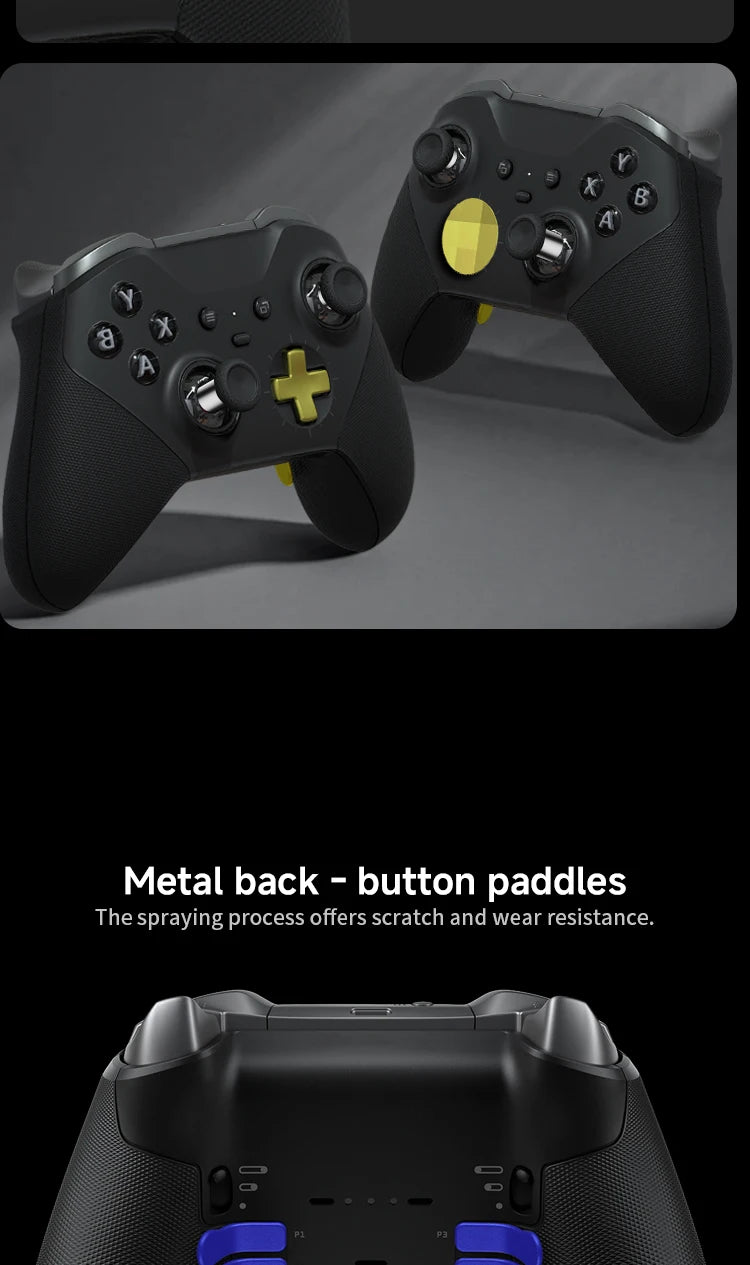 for Xbox One Elite Series 2 Controller Accessories Kit Metal D-Pad Trigger Paddles Repair set Gamepad Thumb Stick Grips