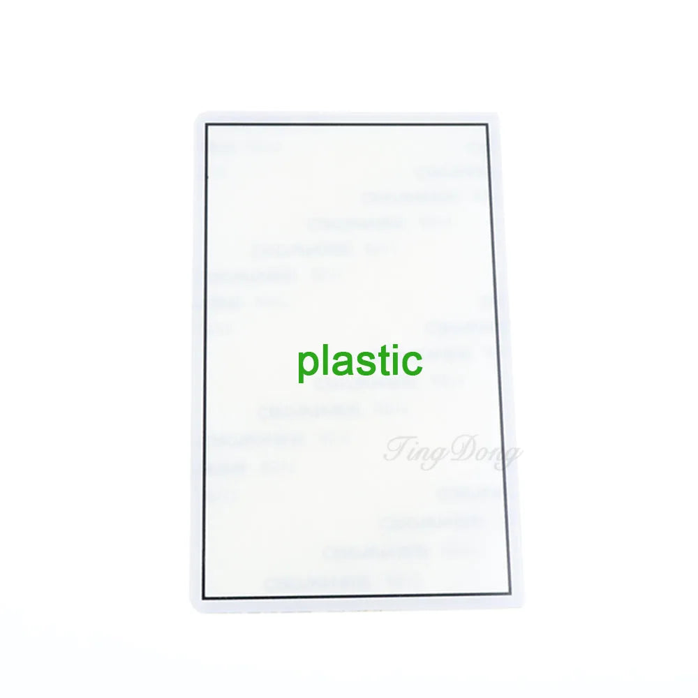 1PC Plastic or Glass Upper Front Top Screen Frame Lens LCD Screen protection Cover For 3DS XL LL New 3DSXL LL screen Lens