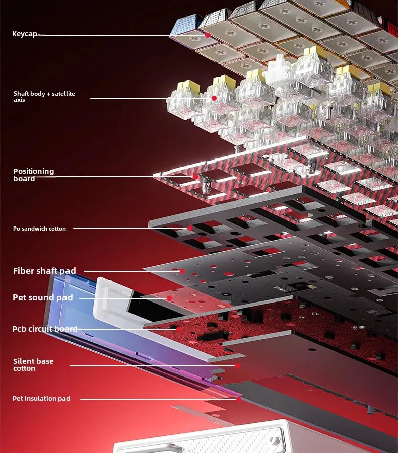 New AULA HERO 68HE/ULTRA INSTOCK Magnetic Switch Gaming Keyboard&Mouse E-sport Custom Mechanical Wired Keyboard Accessories