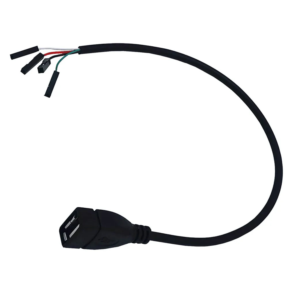 4*1Pin  Motherboard Female Header to USB 2.0 Male /Female Dupont Extender Cable 0.3m；