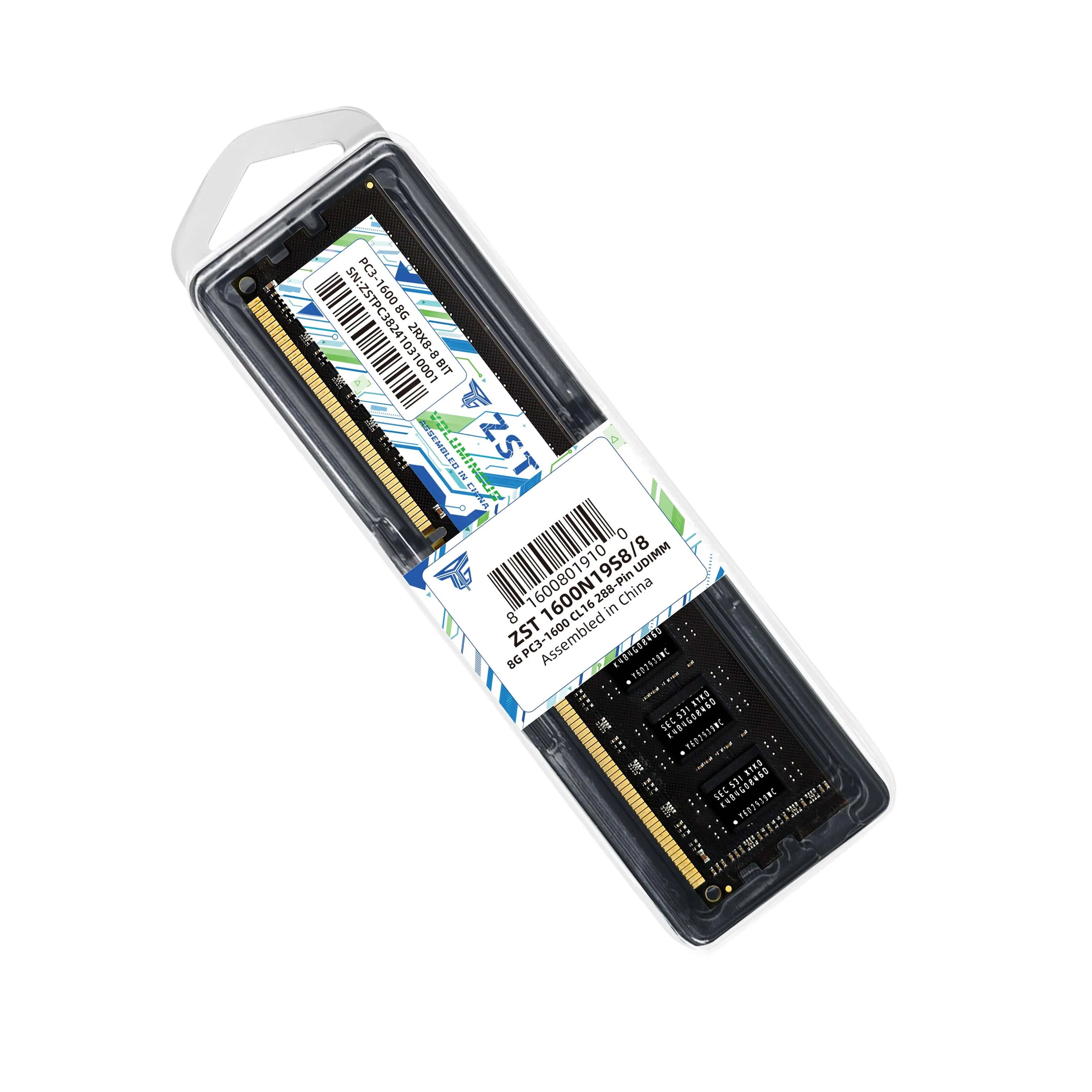 Desktop Computer Memory Module DDR3 PC RAM 4GB 8GB 1600/1333/1066/1600MHz Playing Game Loading Smoothly Fast Speed