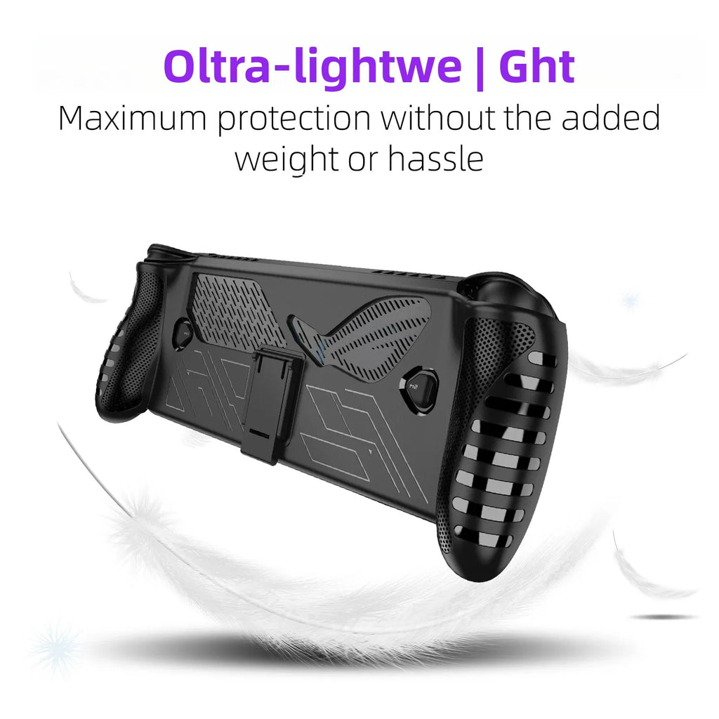 TPU Case for ROG Xbox Ally / Ally X Protective Cover Skin with Kickstand Shockproof Anti-Slip Gaming Console Shell Accessories