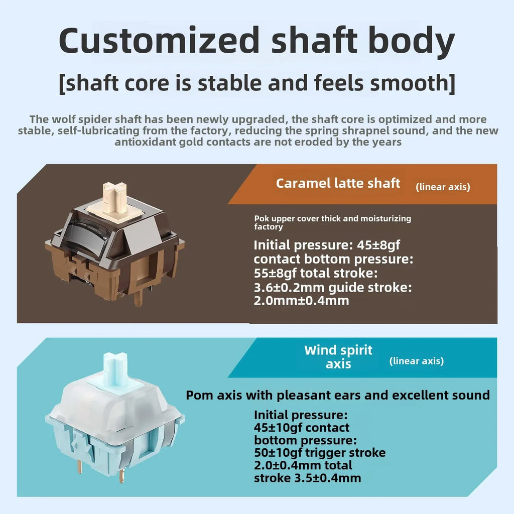 AULA F108/PRO Gaming Keyboard Mechanical RGB Hot Swappable Wireless 2.4G Polling Rate 100% Layout Hifi Switch Custom Accessories