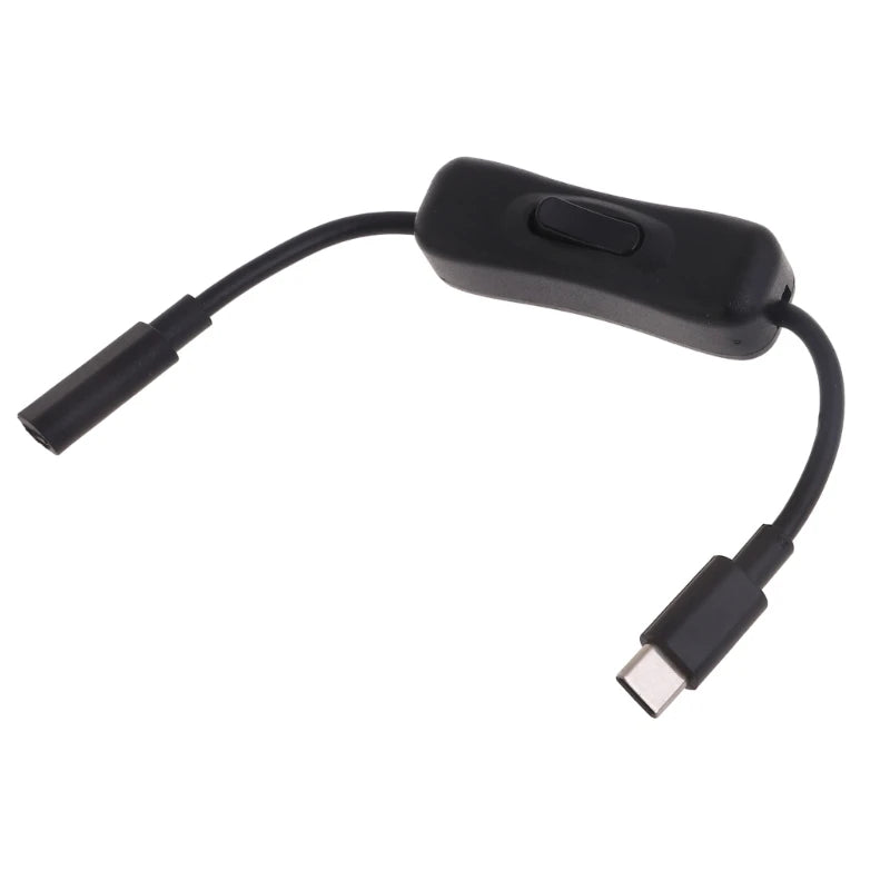 USB C Extension Cable with On/Off Switch Perfect for Charging and Data Transfer on Any Type C Device