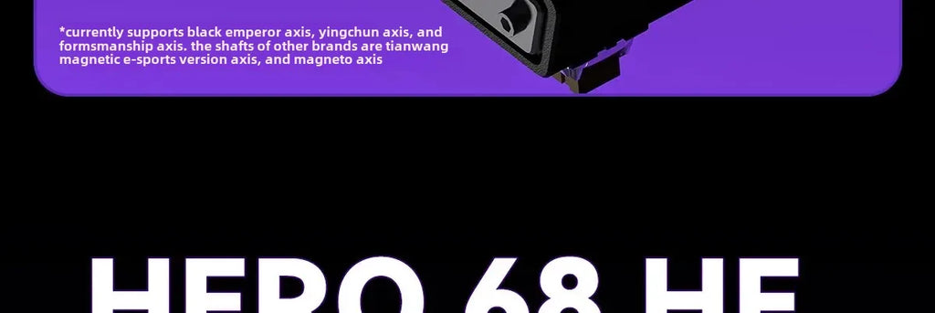 New AULA HERO 68HE/ULTRA INSTOCK Magnetic Switch Gaming Keyboard&Mouse E-sport Custom Mechanical Wired Keyboard Accessories