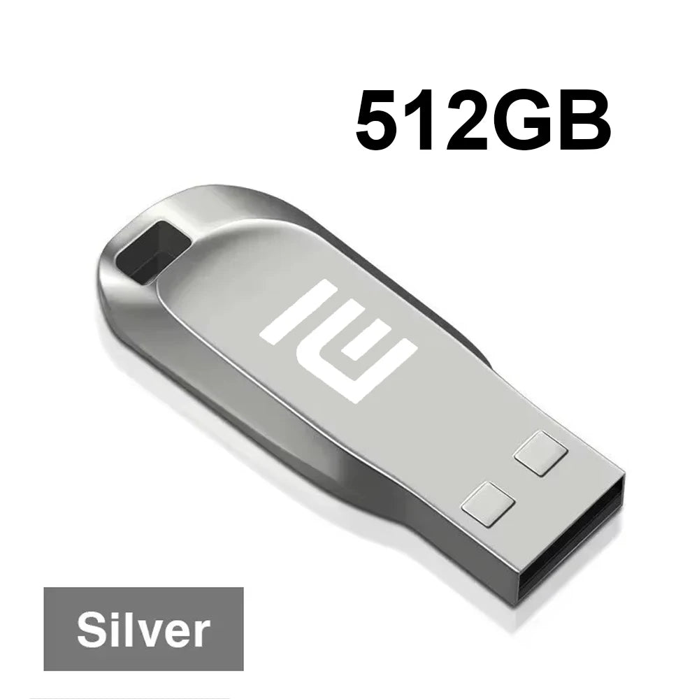 Xiaomi Original Pendrive USB 3.0 Flash Drive 2TB 1TB Metal USB Disk Pen Drive High Speed Transfer Storage USB Memory Stick 512GB