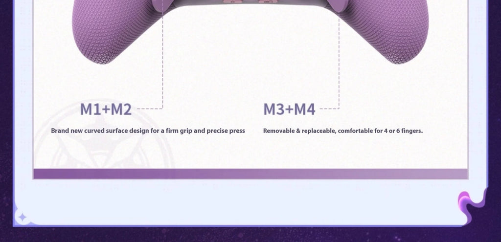 NEW miHoYo INSTOCK Honkai Star Rail Castorice APEX 5 Elite Gamepads Wireless Gamepad Force Feedback Bluetooth Game Controller