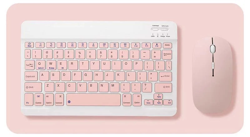 with Bluetooth Keyboard Mouse for Teclast T65 Max T70 T60 Plus T50HD 78Key 10inch Rechargeable Wireless Keyboard Mice Set Combo