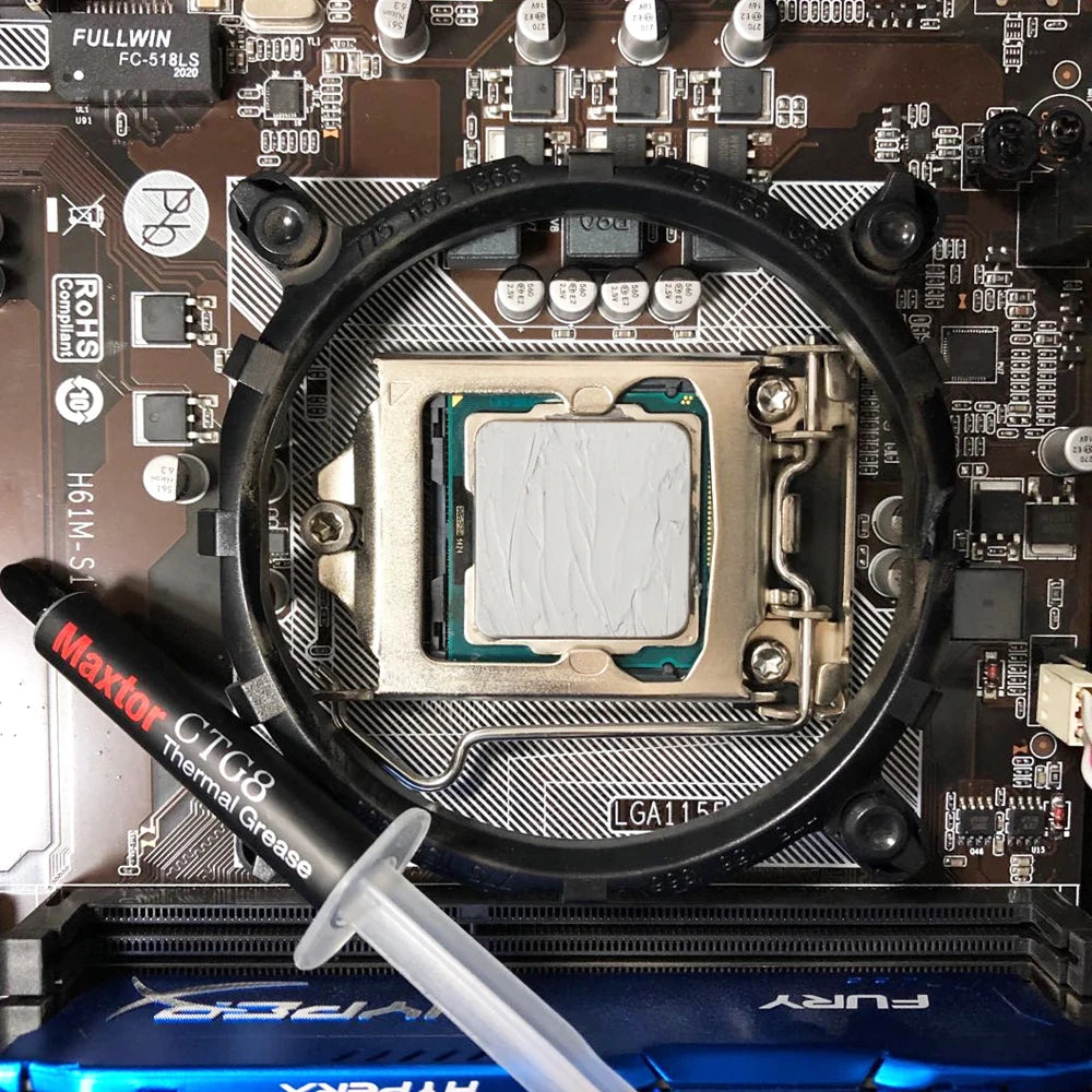 12.8W/mk Maxtor CTG8 AMD Intel Processor CPU GPU Cooler Cooling Fan Thermal Grease Thermal Paste Cpu Heatsink Plaster