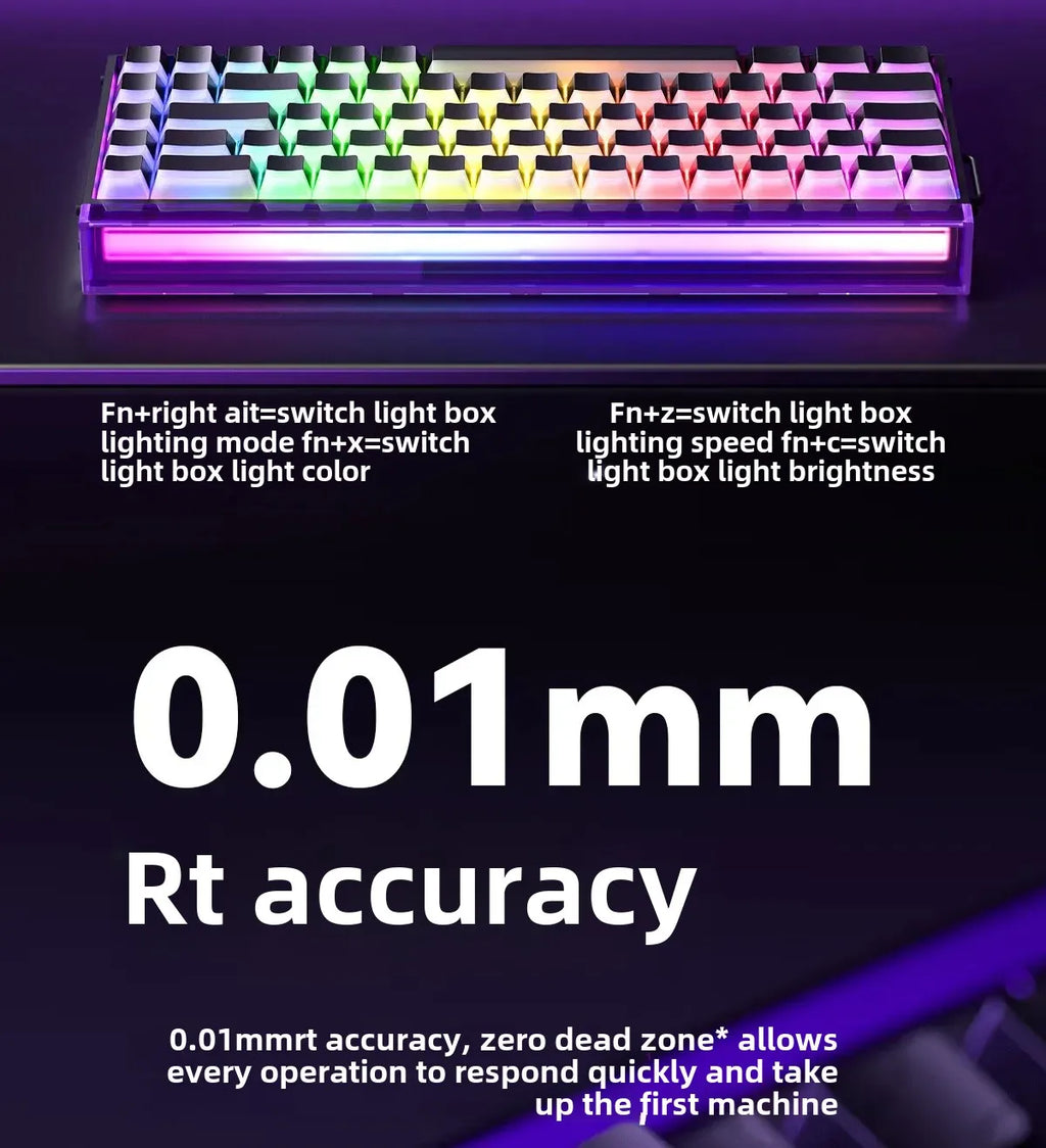 New AULA HERO 68HE/ULTRA INSTOCK Magnetic Switch Gaming Keyboard&Mouse E-sport Custom Mechanical Wired Keyboard Accessories