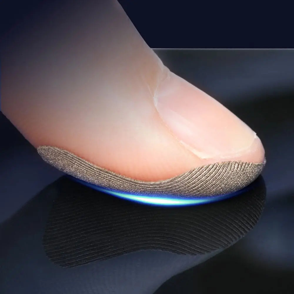 10PCS Anti Sweat Non Slip Finger Sleeve Mobile Game Sticker Smart Touch Screen Gaming Gloves Breathable Finger Cots Accessories