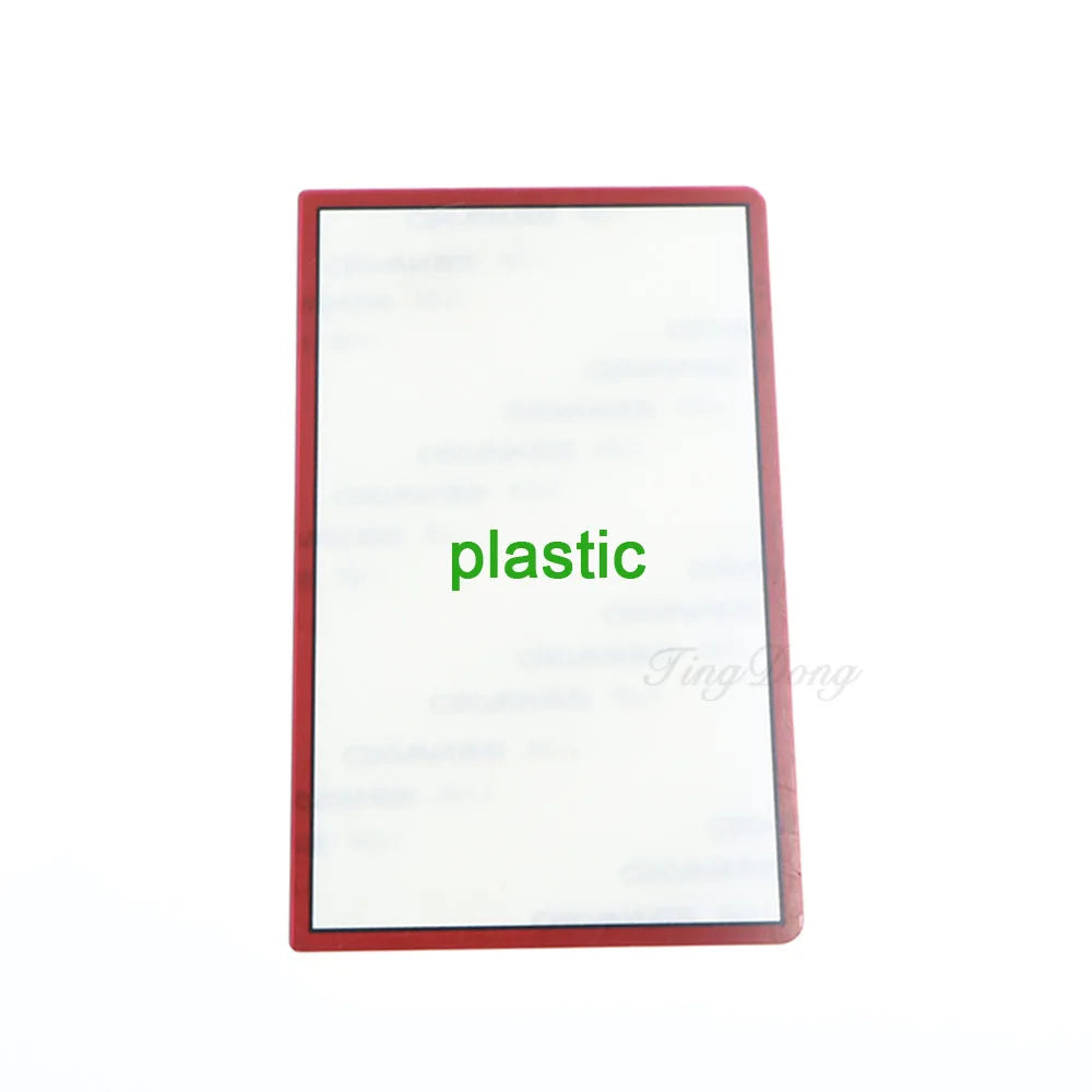1PC Plastic or Glass Upper Front Top Screen Frame Lens LCD Screen protection Cover For 3DS XL LL New 3DSXL LL screen Lens