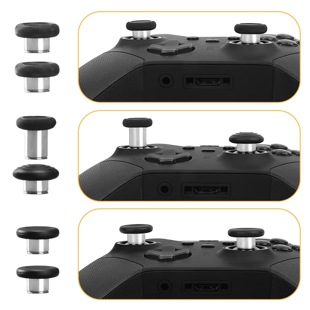 for Xbox One Elite Series 2 Controller Accessories Kit Metal D-Pad Trigger Paddles Repair set Gamepad Thumb Stick Grips