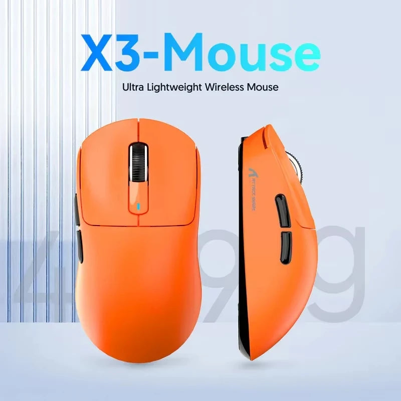 Attack Shark X3Pro/X3/R1 Wired 8KHz Bluetooth Mouse PixArt PAW3395 Tri Mode Wireless 4KHz Lightweight Macro Game custom Mouse