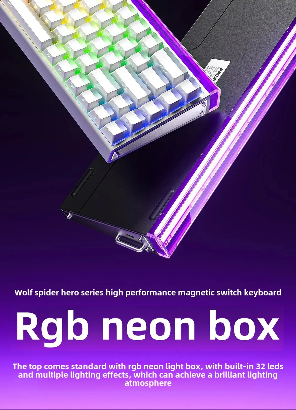 New AULA HERO 68HE/ULTRA INSTOCK Magnetic Switch Gaming Keyboard&Mouse E-sport Custom Mechanical Wired Keyboard Accessories