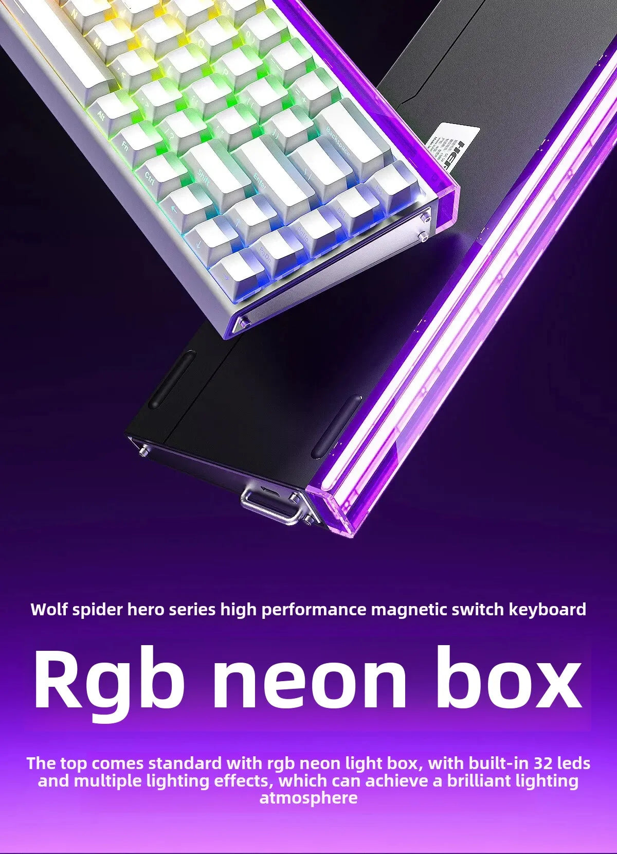 New AULA HERO 68HE/ULTRA INSTOCK Magnetic Switch Gaming Keyboard&Mouse E-sport Custom Mechanical Wired Keyboard Accessories