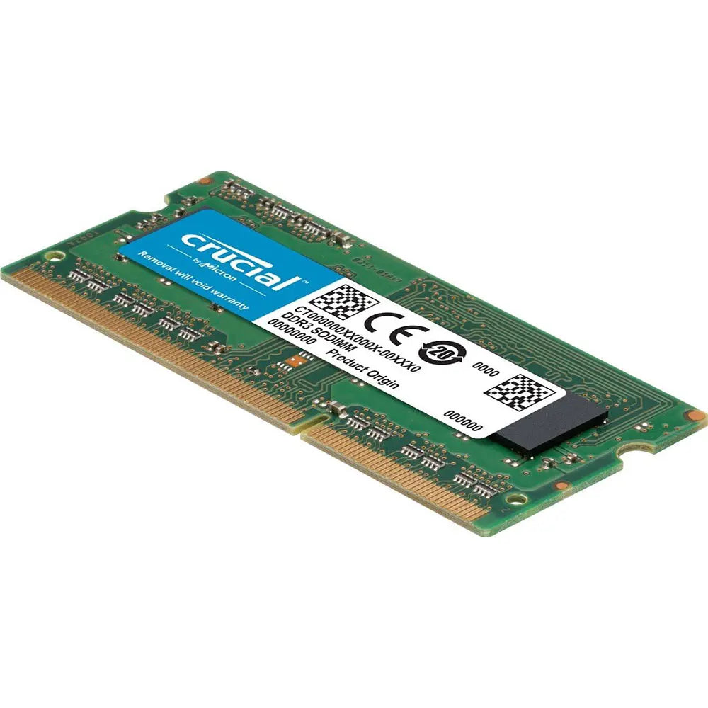 Crucial DDR3 DDR3L RAM 8GB 4GB 2GB 1066MHz 1333MHz 1600MHz PC3-12800 10600 204Pins 1.35V 1.5V Laptop SODIMM Memory For Notebook