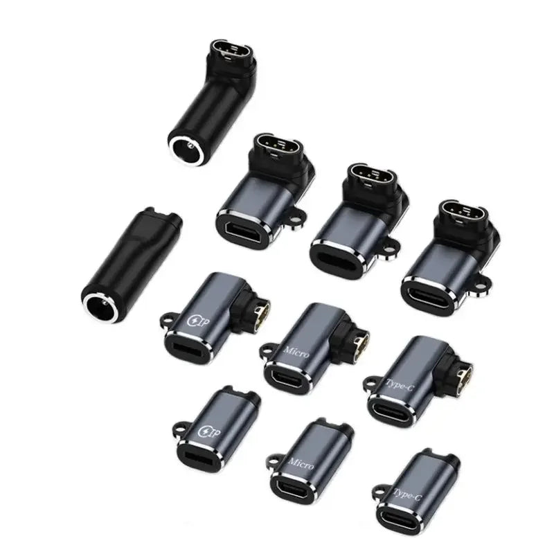 Type C/Micro USB/iOS Charging Portable Adapter For Garmin Fenix 7 7S 7X 6 6S 6X 5 5S 5X Venu 2 2S Smart Watch Charger Converter