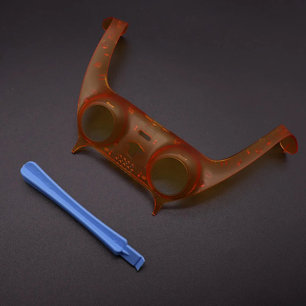 For PS5 V1 V2 V3 Gamepad Handle Shell Cover Camouflage/Clear Matte Controller Joystick Handle Decoration Strip With Pry Bar