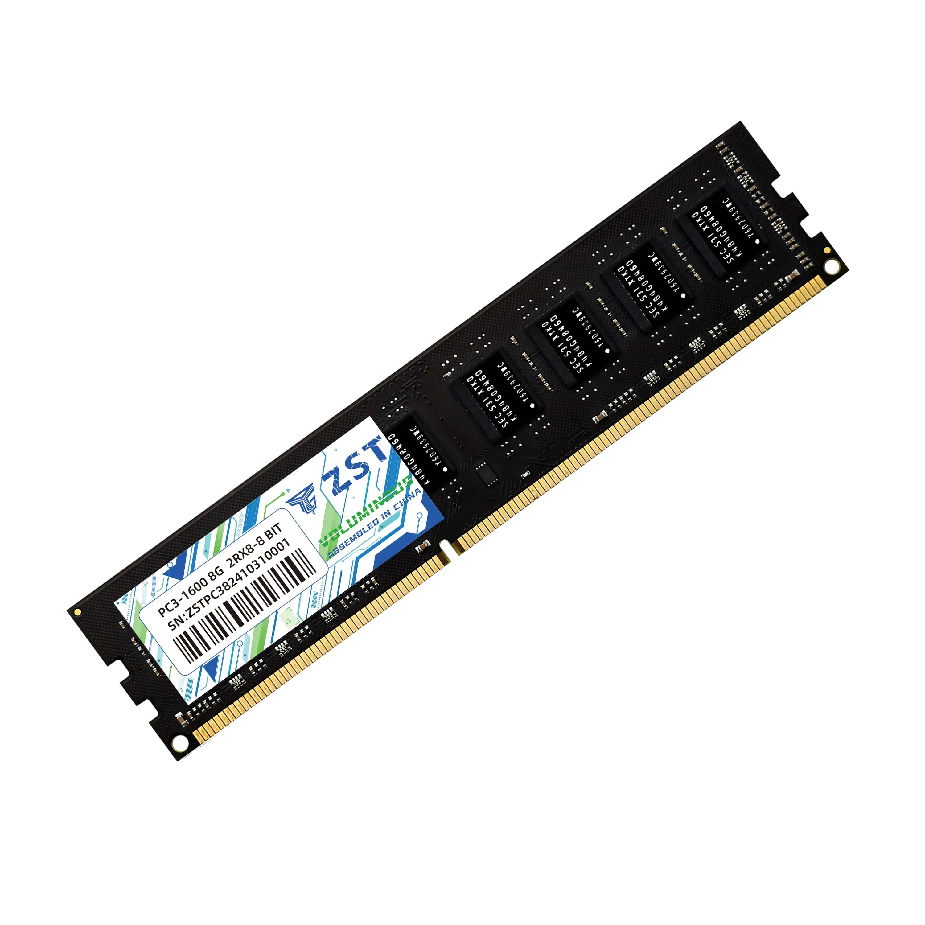 Desktop Computer Memory Module DDR3 PC RAM 4GB 8GB 1600/1333/1066/1600MHz Playing Game Loading Smoothly Fast Speed