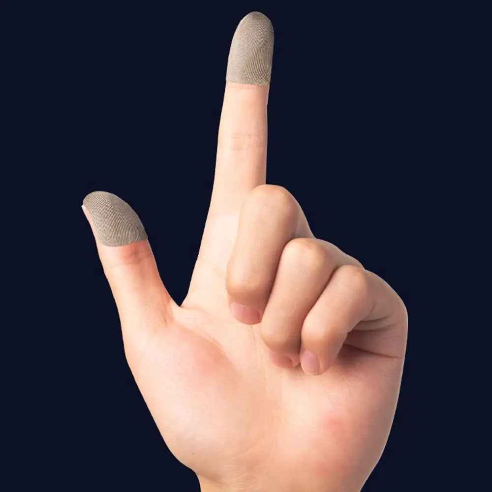 10PCS Anti Sweat Non Slip Finger Sleeve Mobile Game Sticker Smart Touch Screen Gaming Gloves Breathable Finger Cots Accessories